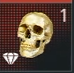 gold skull