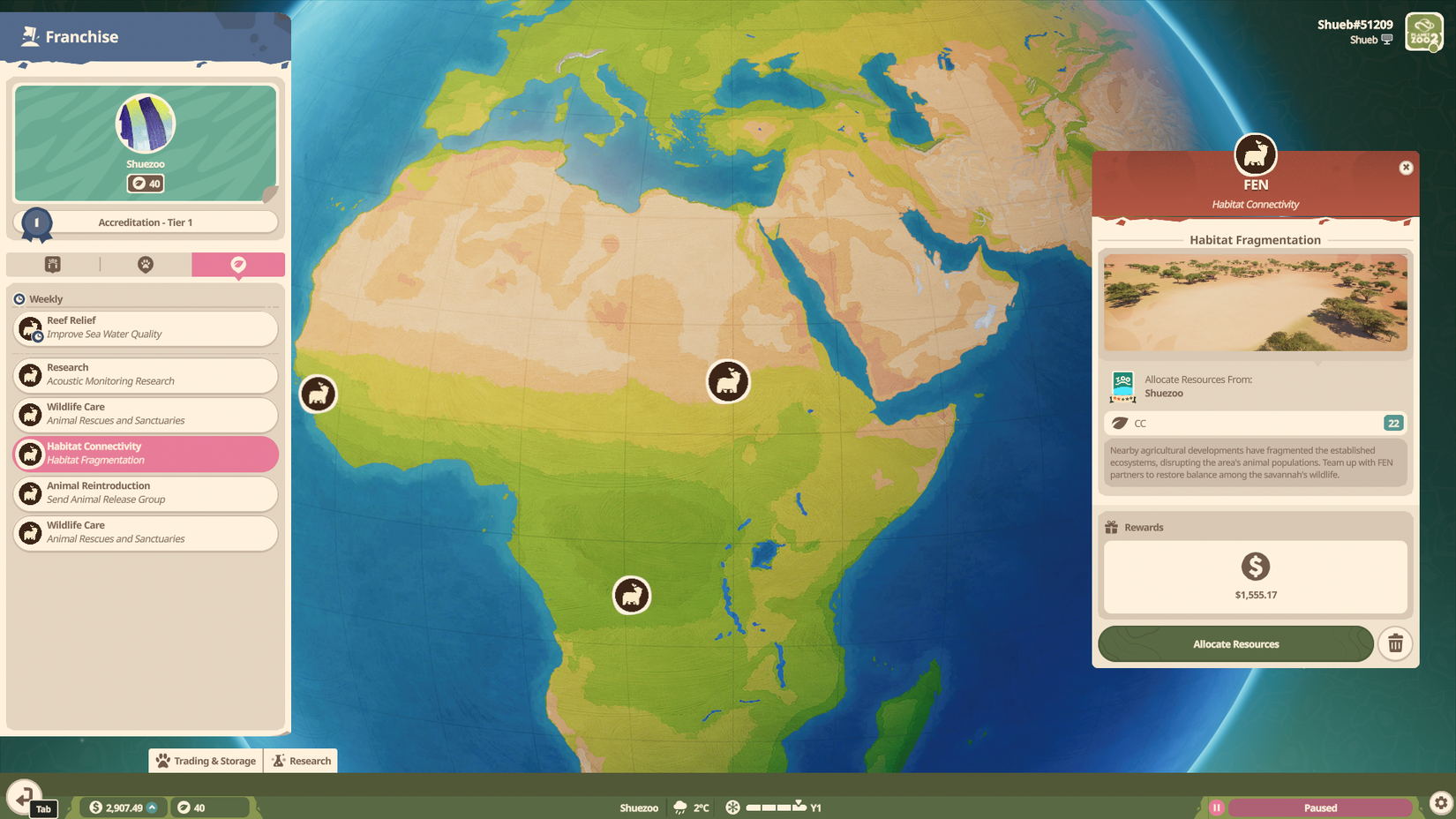 How to Complete Conservation Projects in Planet Zoo 2