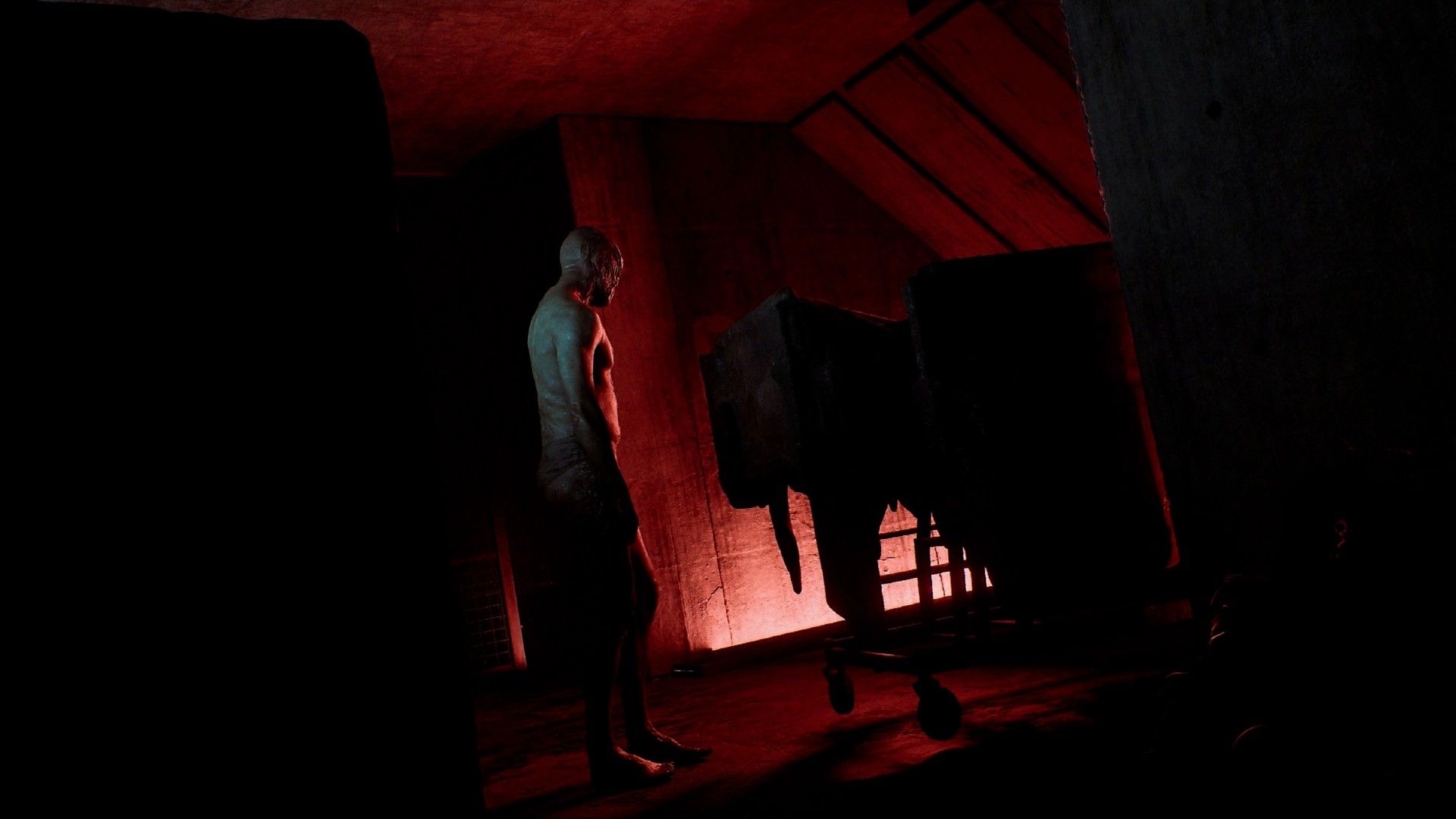 silent hill townfall Simon hiding from monster