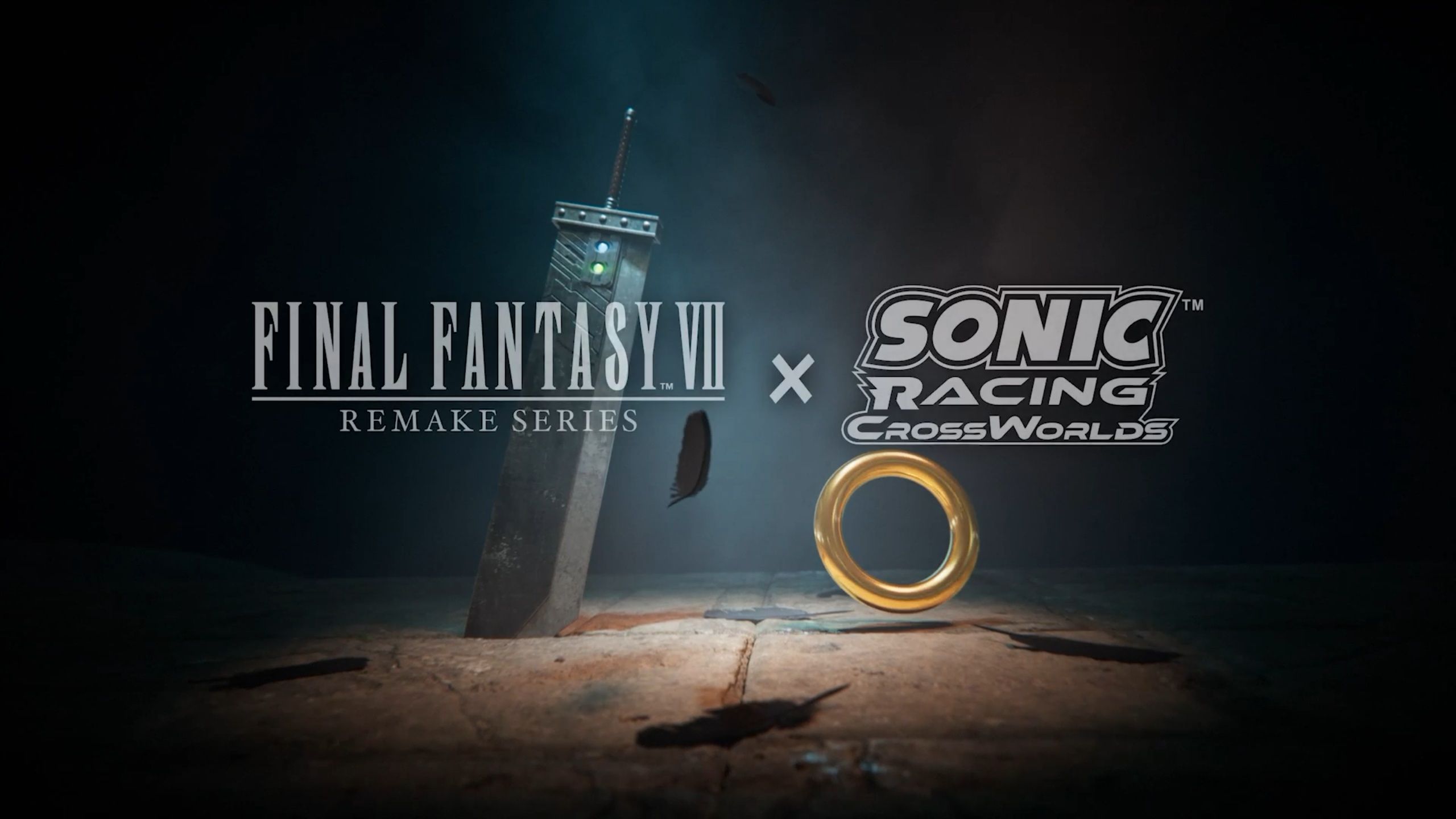 Sonic Racing CrossWorlds and Final Fantasy 7 Logo