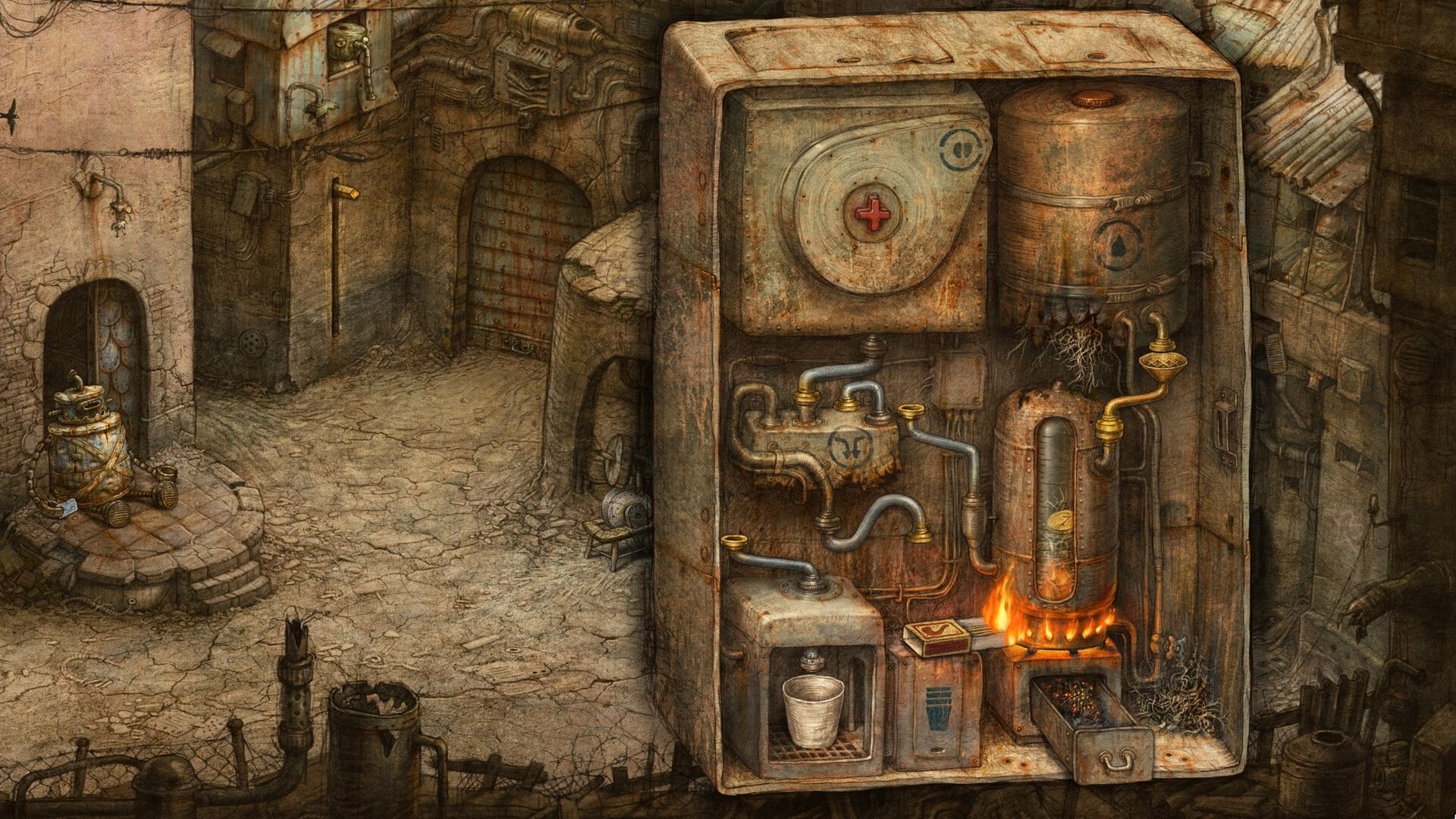 a puzzle in machinarium 2.