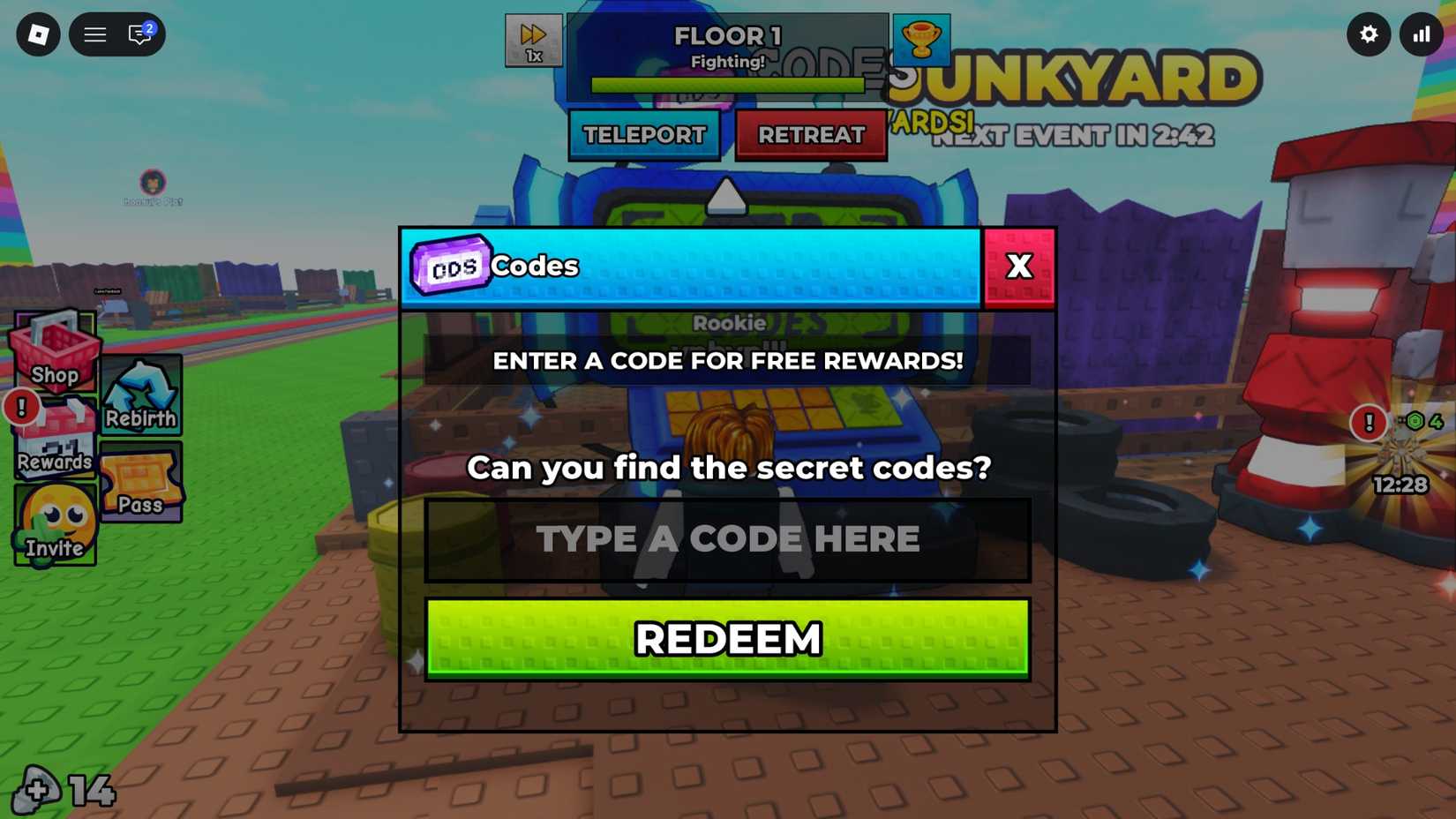 Steel Fighters Codes