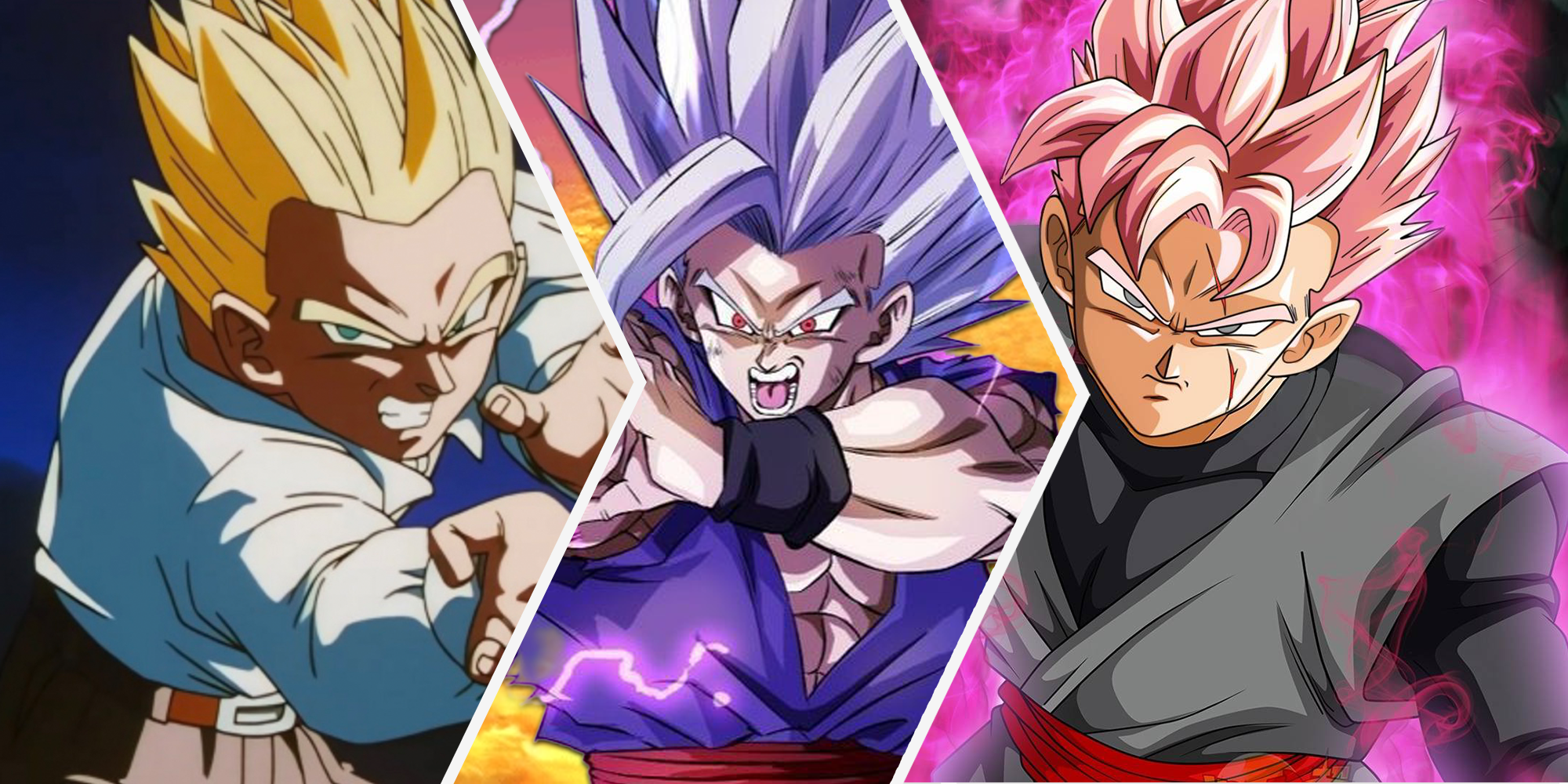 Super Saiyan GT Gohan, Gohan Beast, and Super Saiyan Rose Gohan Black