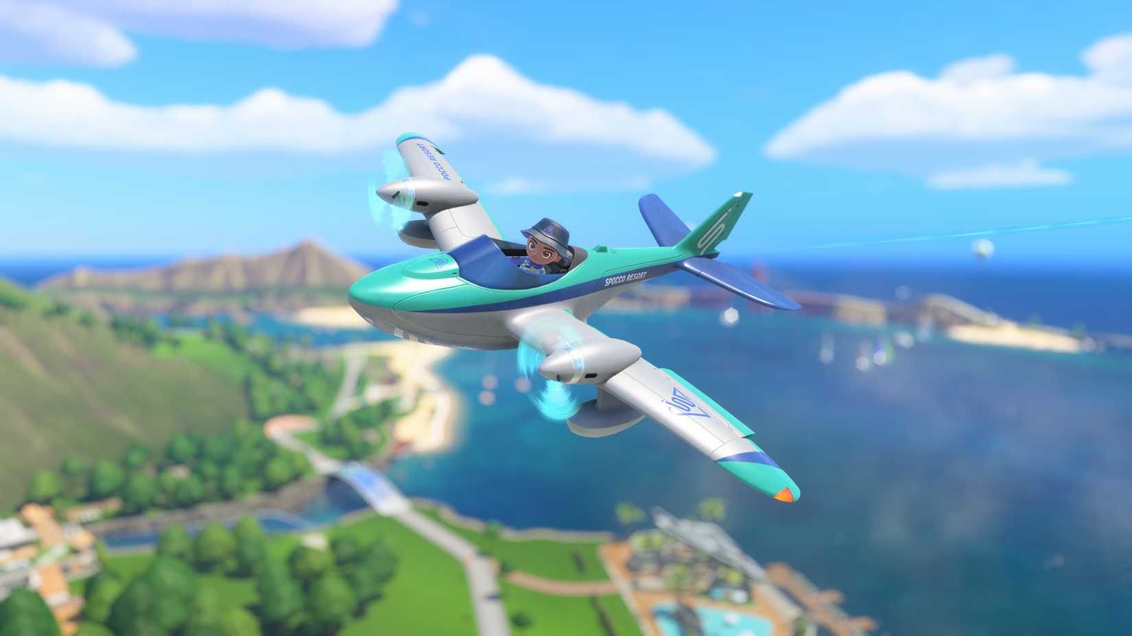 switch sports resort - prop plane