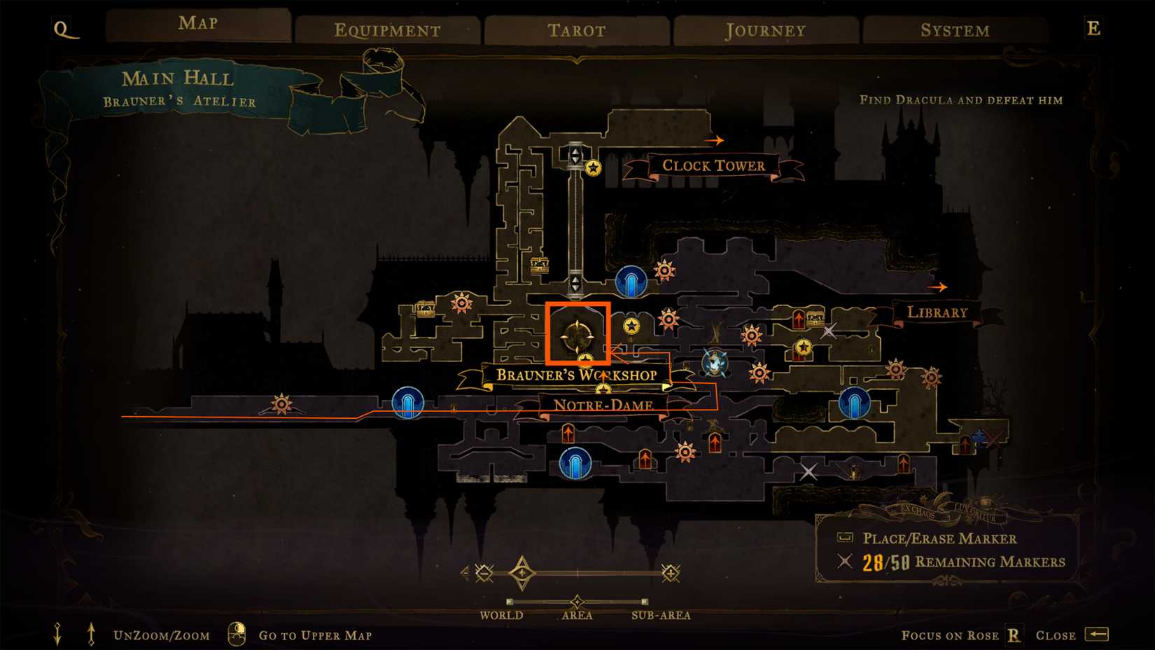 The Artist boss Location In Castlevania Belmont's Curse