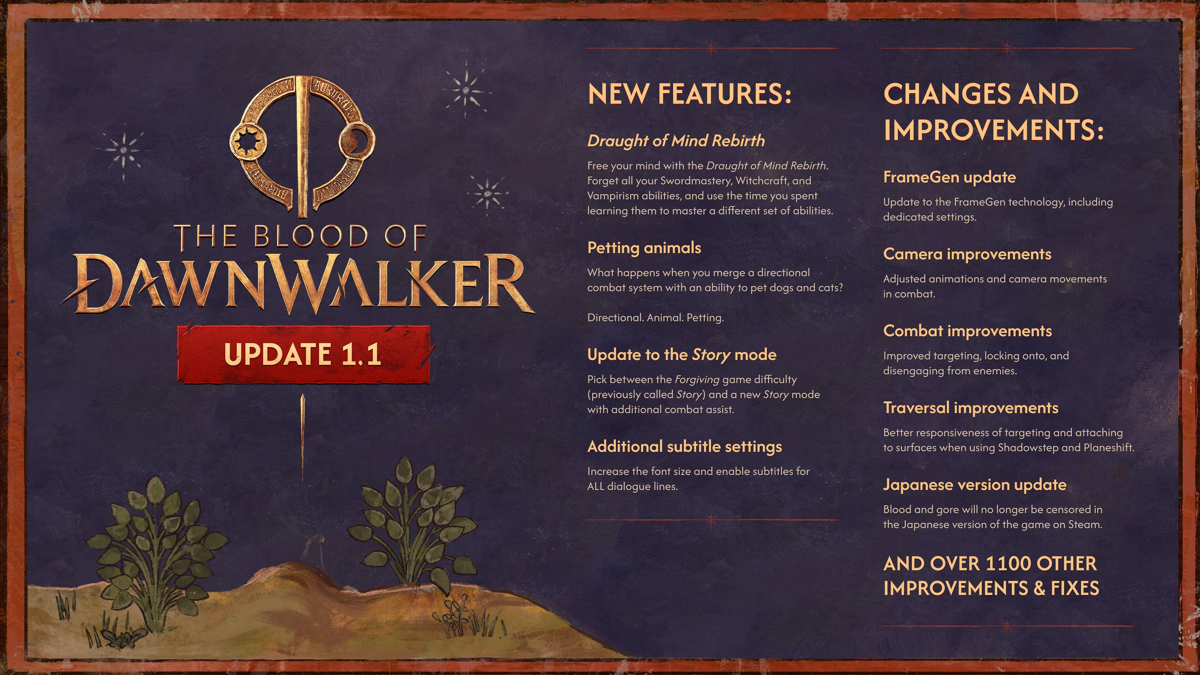 Blood of Dawnwalker Update 1.1 Is Officially a Game-Changer