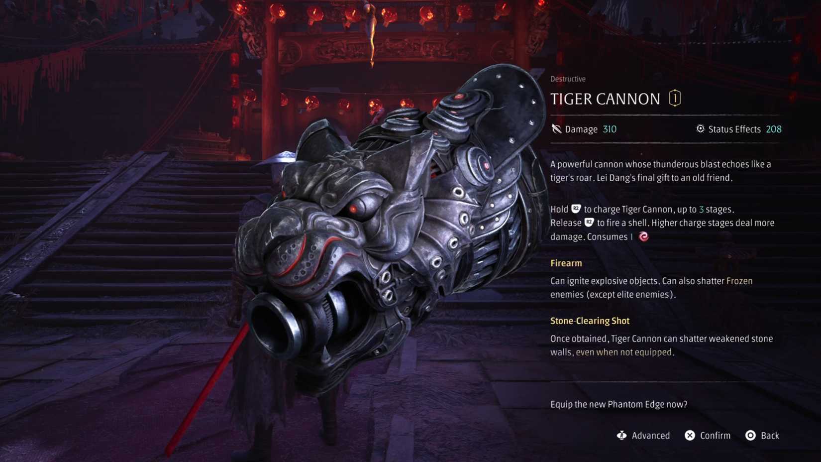 How to Get Tiger Cannon Phantom Edge in Phantom Blade Zero