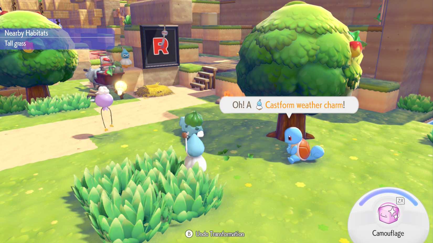 trick pokemon with transform