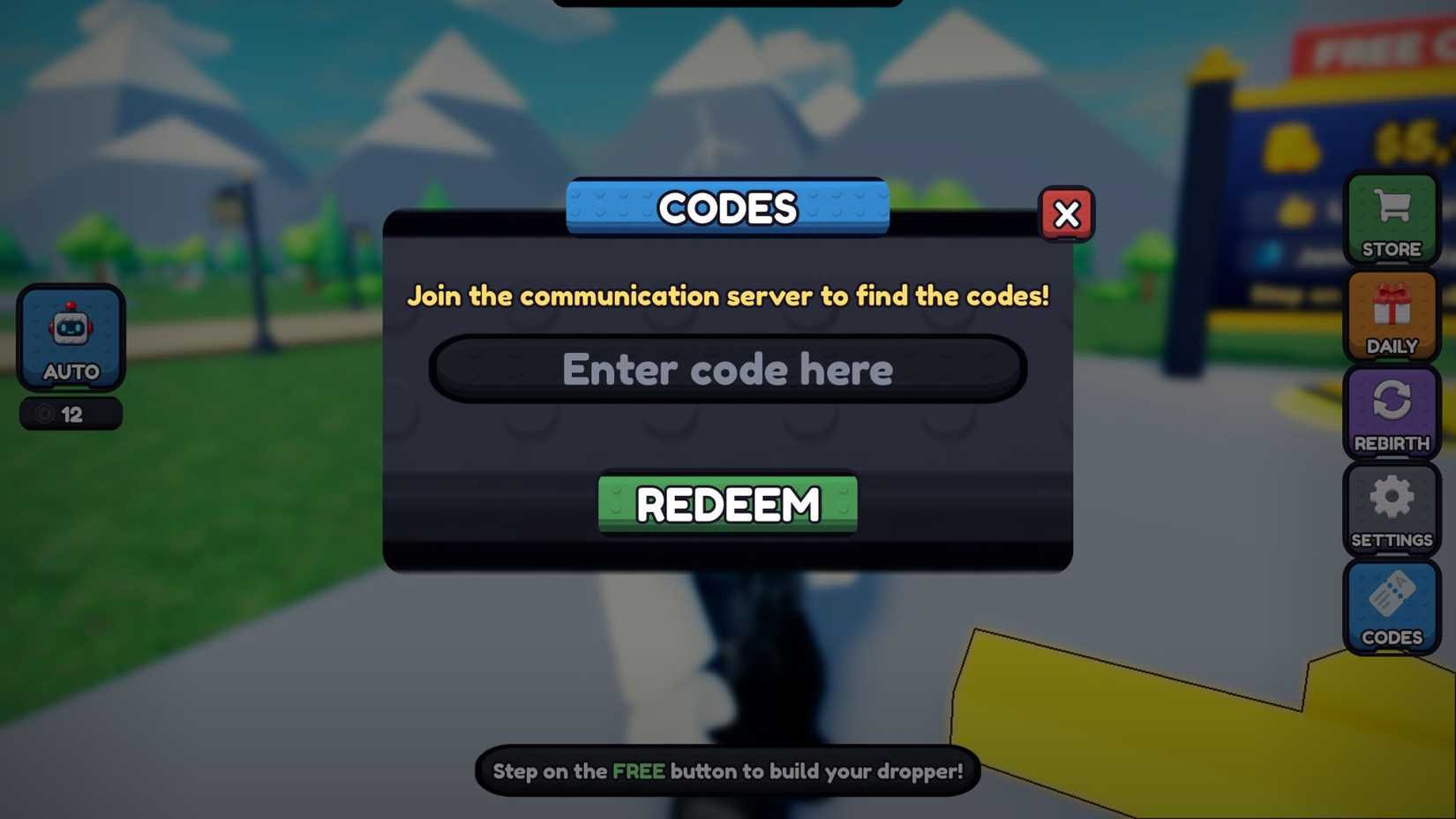 Tycoon But One Dropper Codes