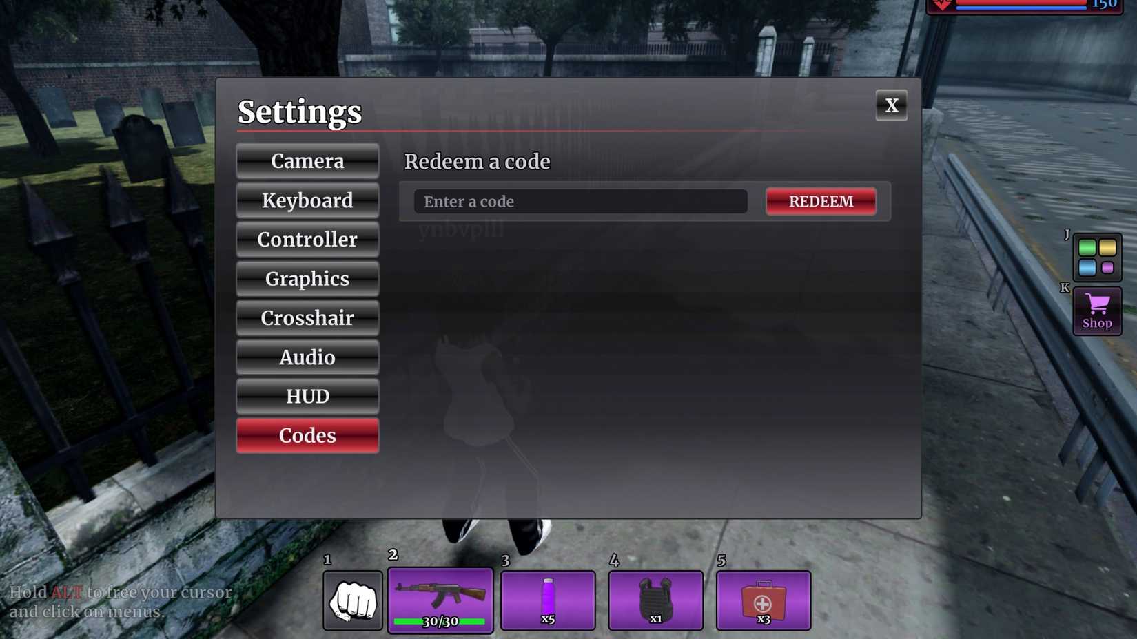 Urban Reload Codes
