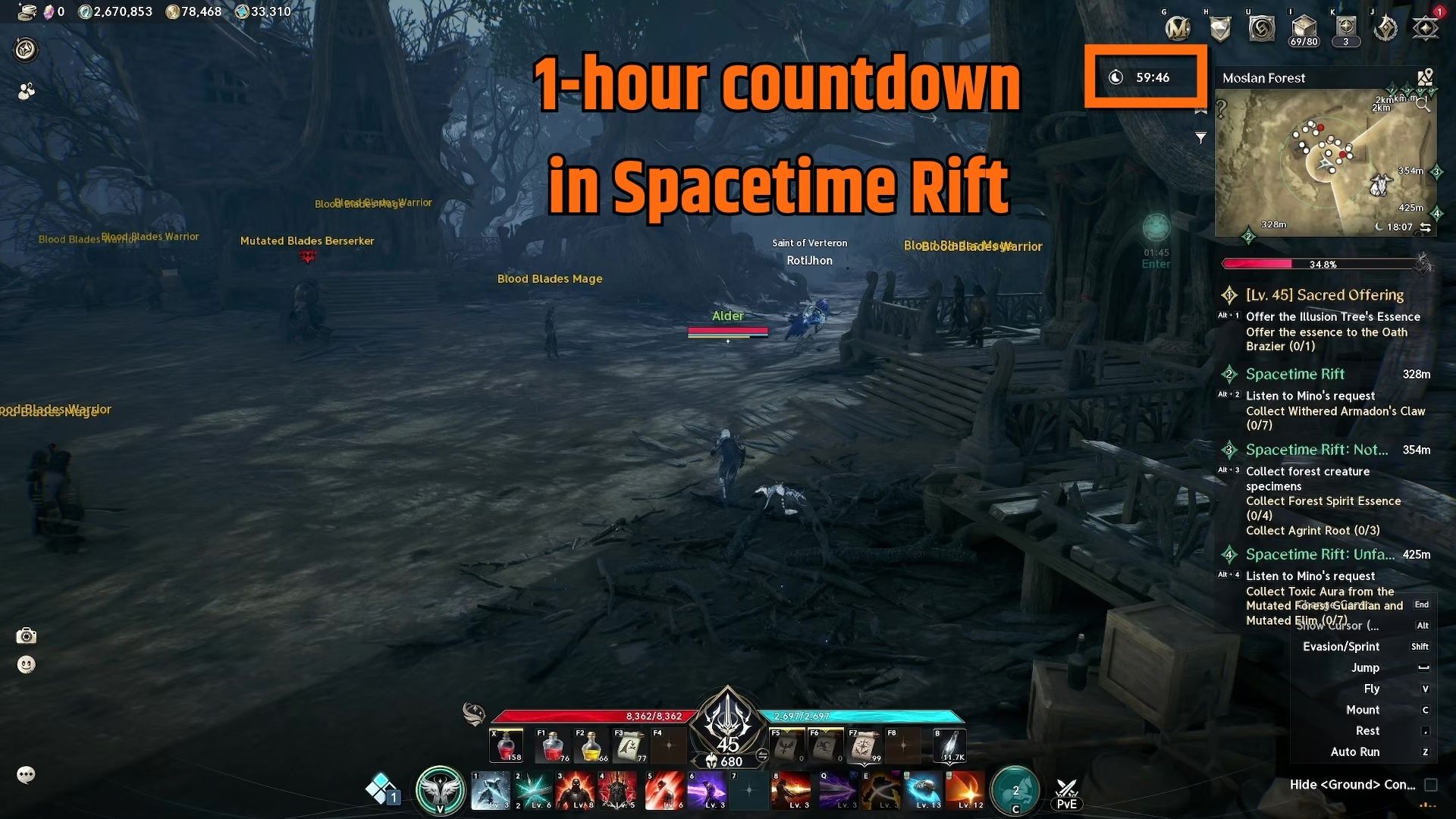 Aion 2 Spacetime Rift Timer and Quests Guide