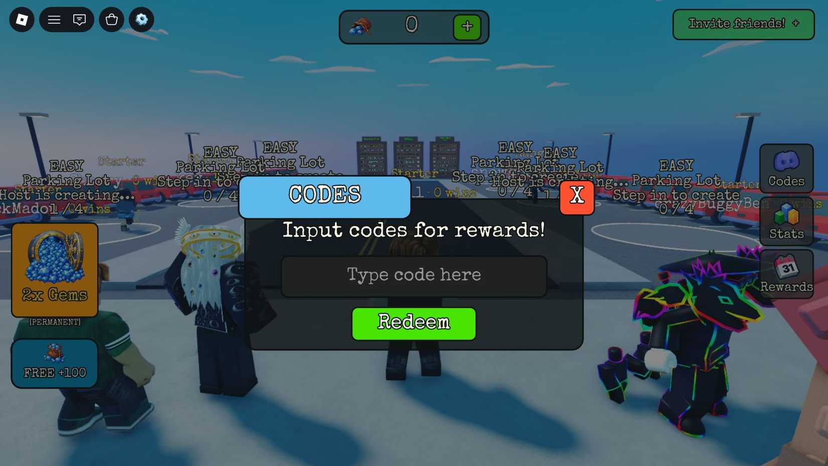 Where Did I Park Codes