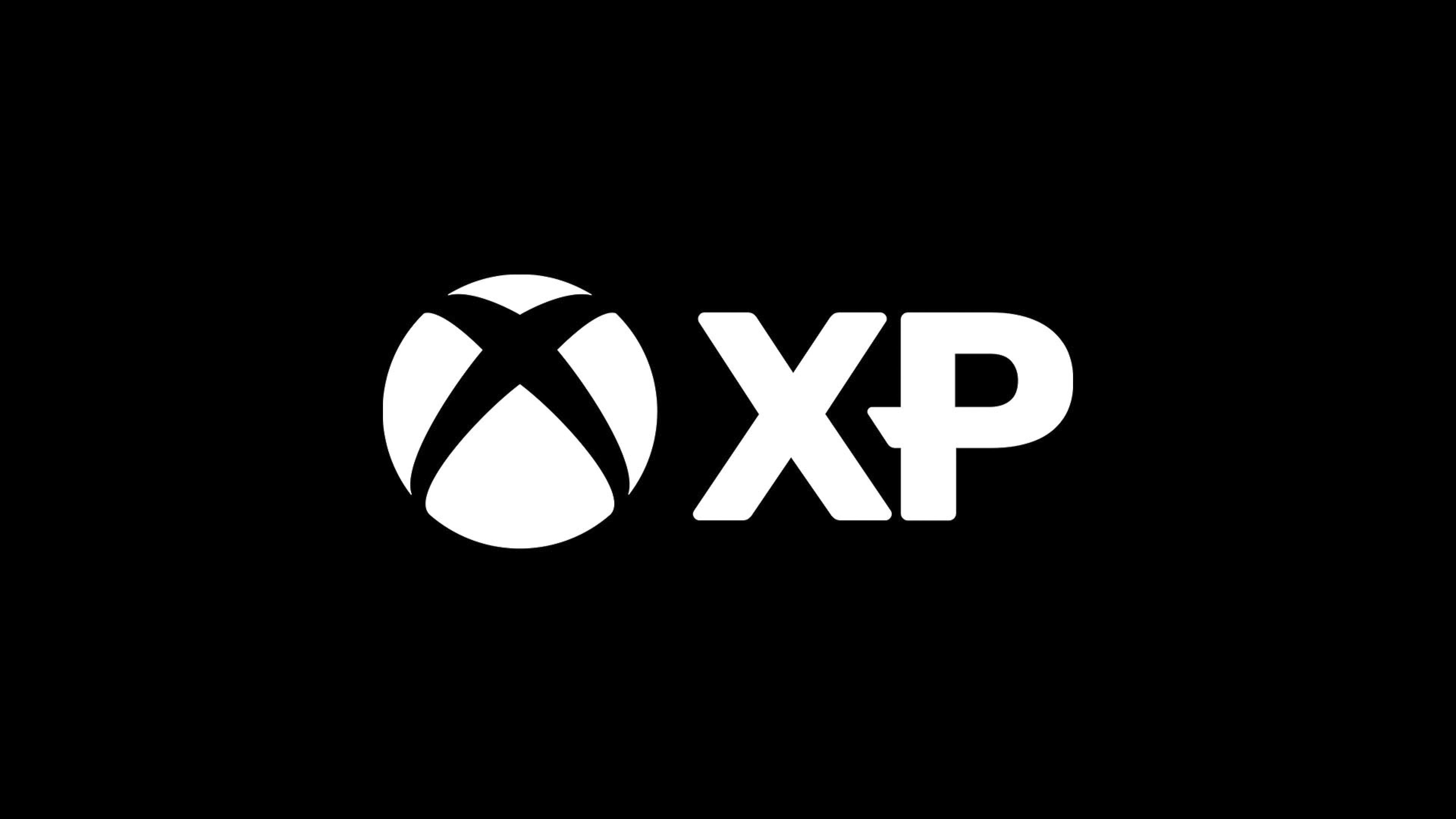 xbox xp logo on black background