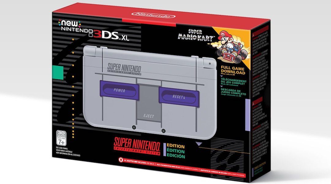 3ds xl snes edition nintendo