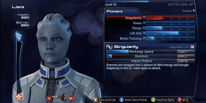 5 Things Mass Effect 4 Needs - Character screen