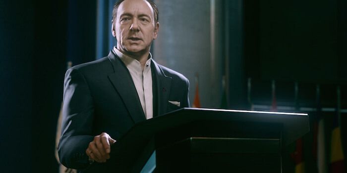 Advanced Warfare Review - Kevin Spacey as Jeremy Irons