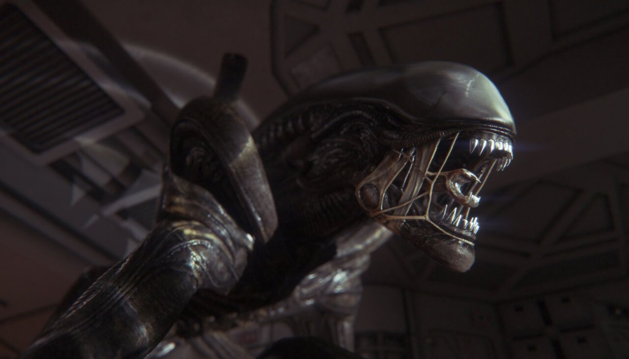 Alien Isolation Screenshot Xenomorph Closeup