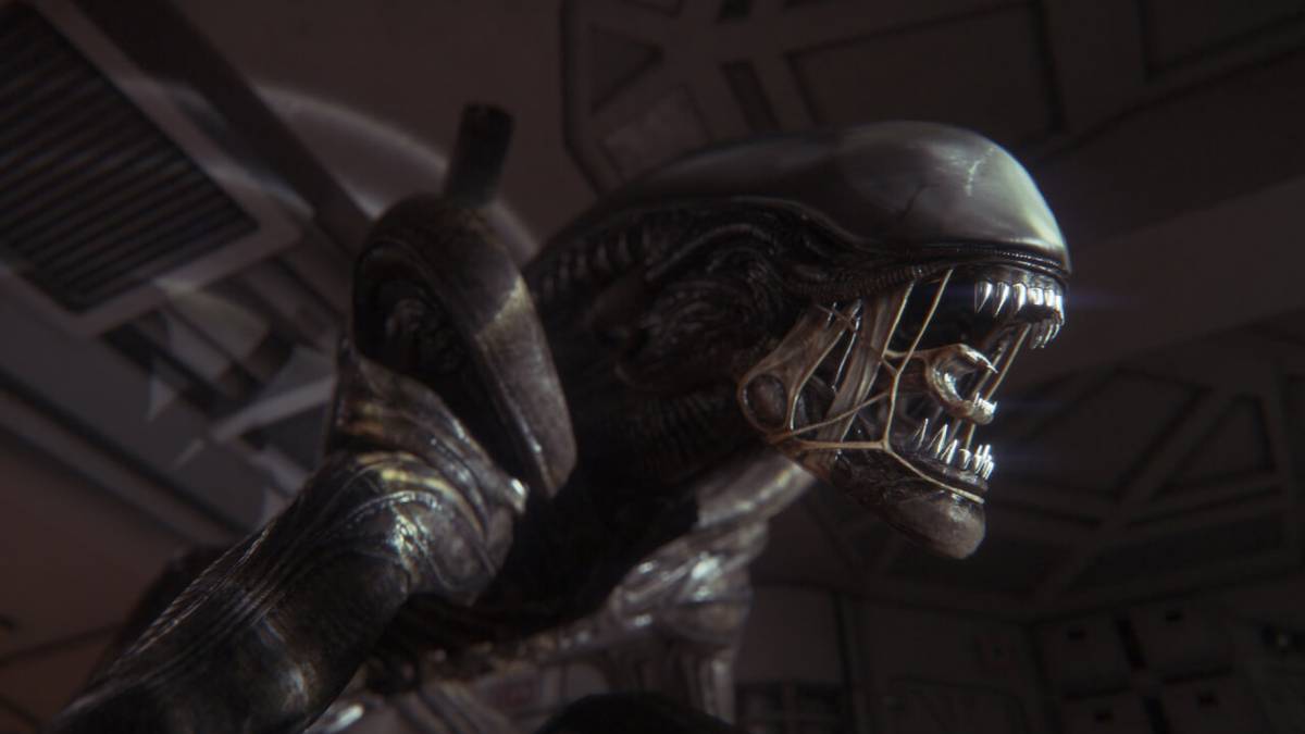 Alien Isolation Screenshot Xenomorph Closeup