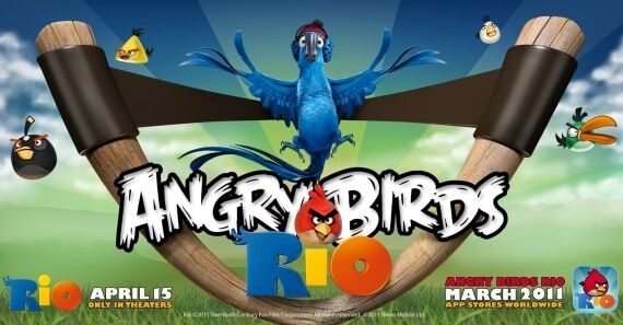 Angry Birds Rio 10 Million Downloads 10 days
