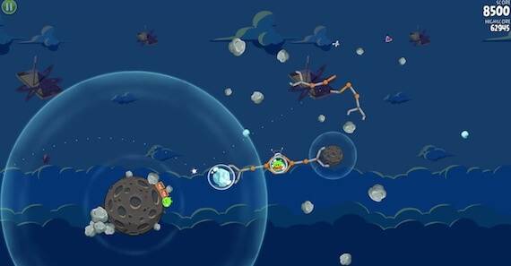 Angry Birds Space Gameplay