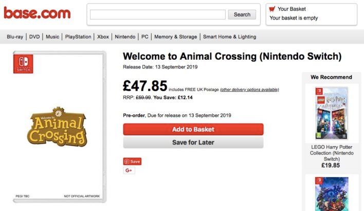 Animal Crossing release date leak rumor