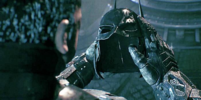 Arkham Knight Secret Ending -- Man and mask