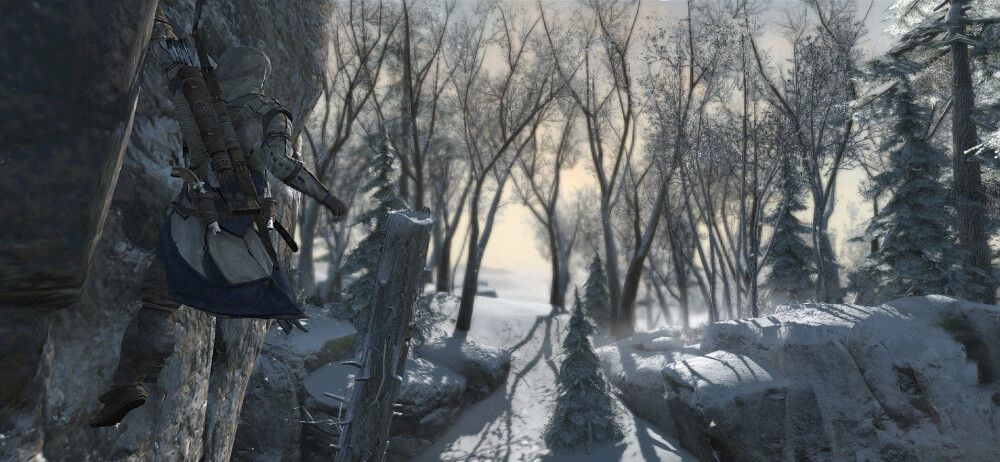 Assassin's Creed 3 Connor Climbing Screenshot