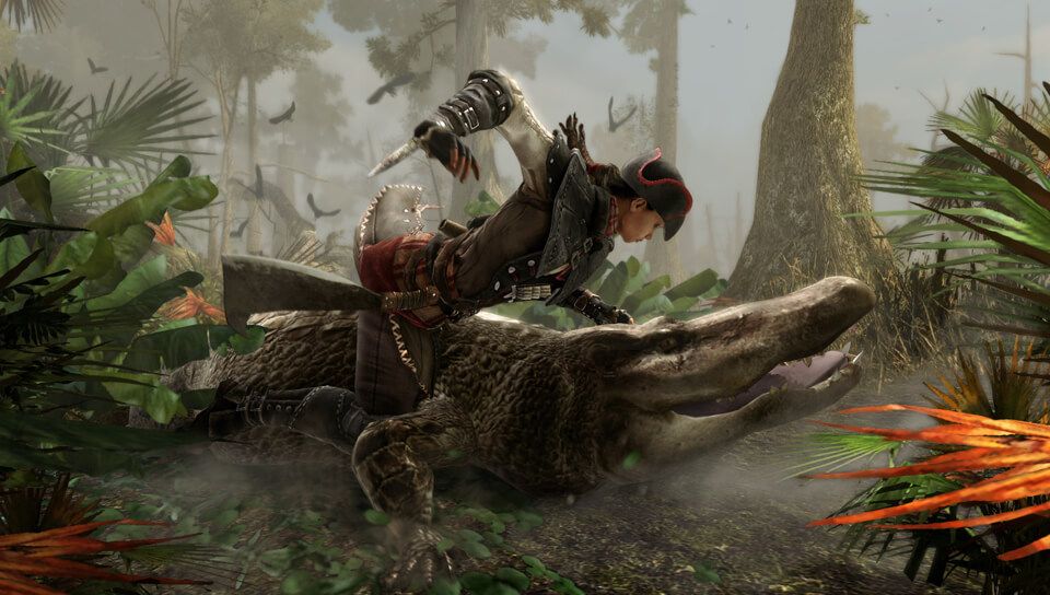 Assassins Creed 3 Liberation Screenshot - Alligator Assassination