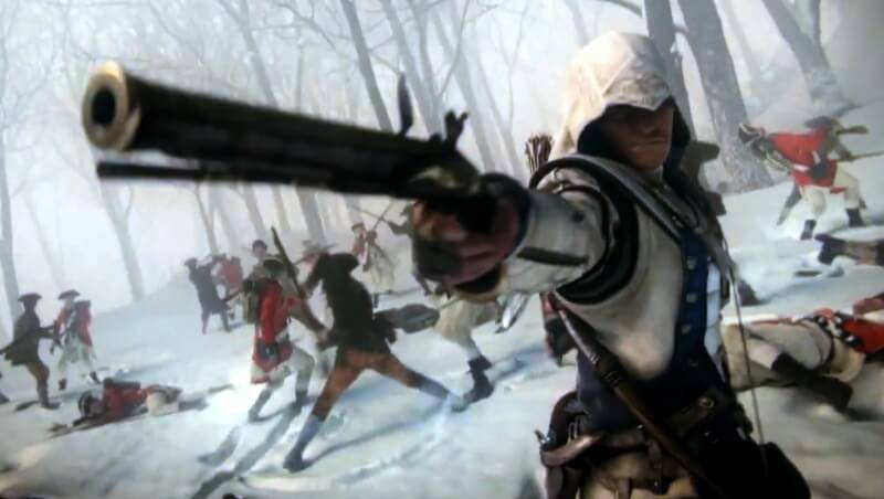 Assassins Creed 3 Trailer Connor Pistol
