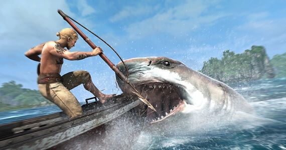 'Assassin's Creed 4' shark attack