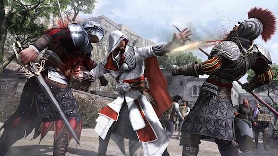 Assassins Creed Brotherhood Review Combat