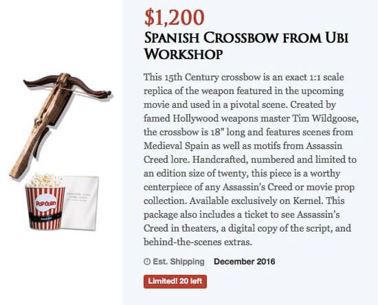 Assassins Creed Movie Crossbow