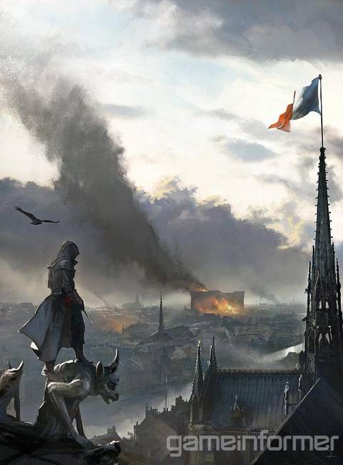 Assassin's Creed Unity concept art - Gargoyle