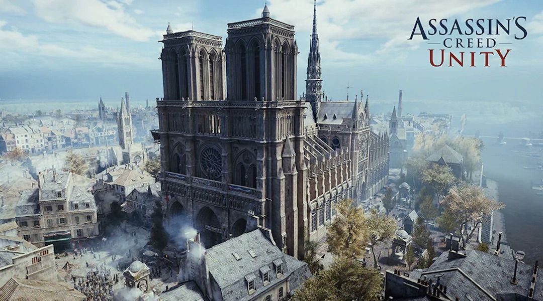 Assassin's Creed Unity free Notre-Dame fire
