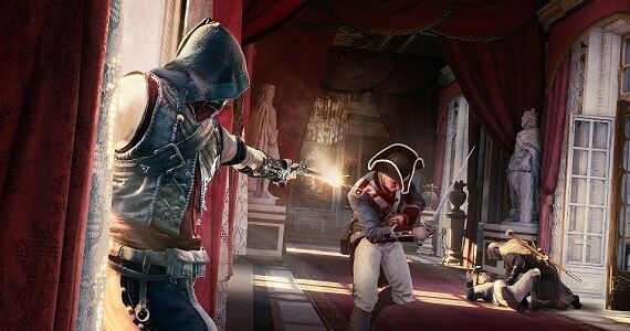 Assassin's Creed Unity guard killing