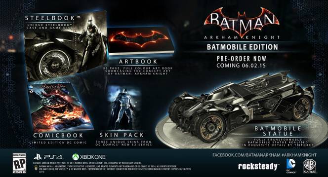 BAKBatmobileEdition Batmobile Batman Arkham Knight