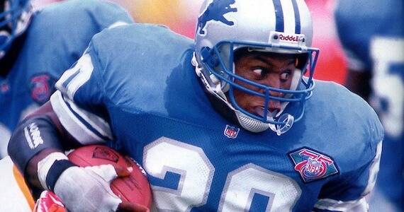 Barry Sanders Madden NFL 25 Cover