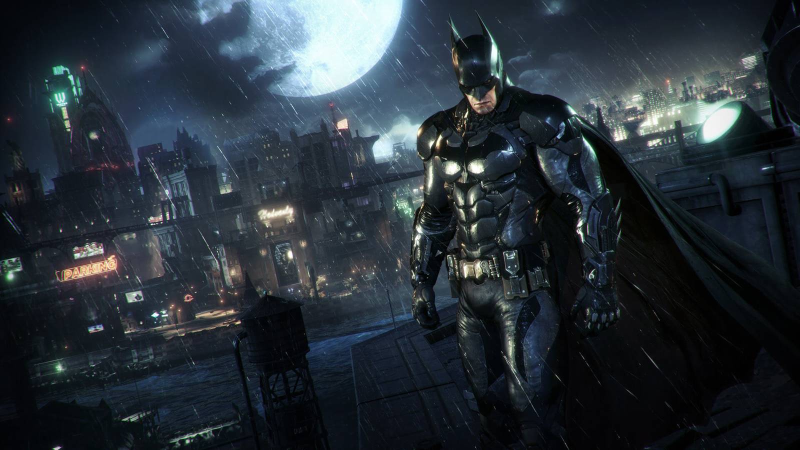 Batman Arkham Knight Batman Rooftop