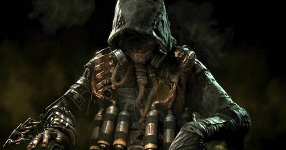Batman Arkham Knight Scarecrow Sitting