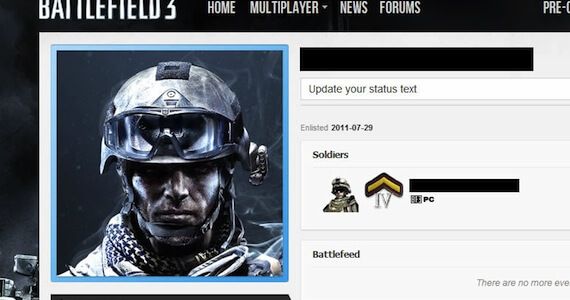 Battlefield 3 Battlelog Screenshots