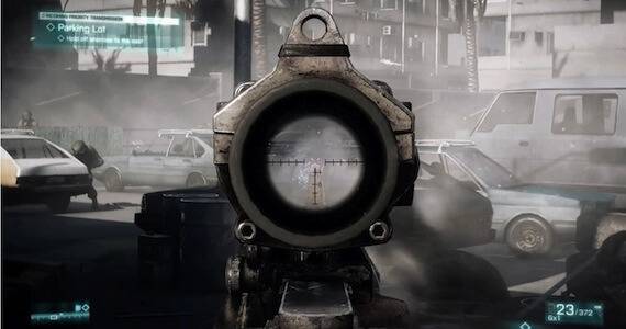 Battlefield 3 Flying Sniper Video