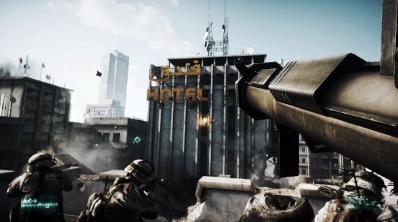 Battlefield 3 Gameplay Trailer Sniper Roof Video