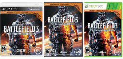 Battlefield 3 Premium Edition Covers