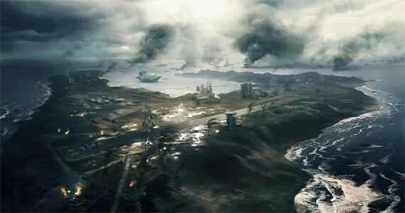 Battlefield 3 Wake Island Concept Art Revealed