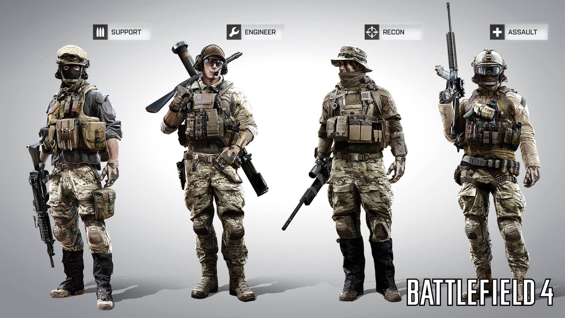 Battlefield 4 Multiplayer US Kits