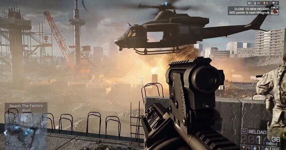 Battlefield 4 helicopter