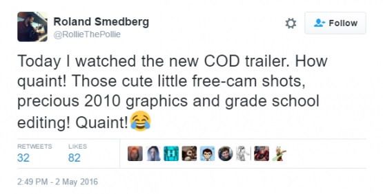 Battlefield 5 Smedberg Tweet
