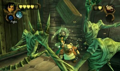 Beyond Good Evil HD Review Combat