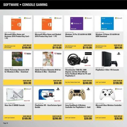 Black Friday 2017 NewEgg PS4 Xbox One deals
