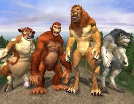 Black and White Creatures Video Game Pets